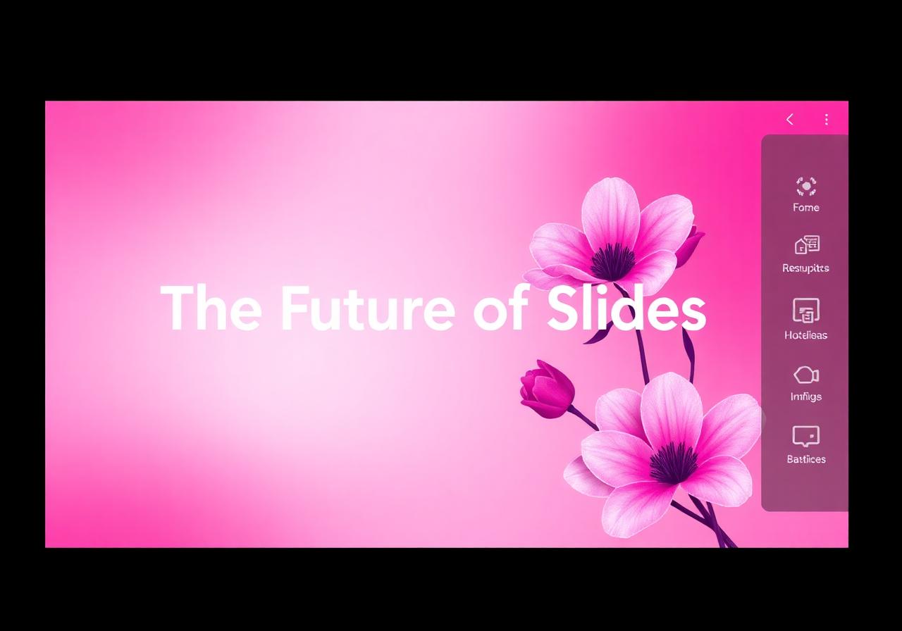 AI-generated presentation slide preview